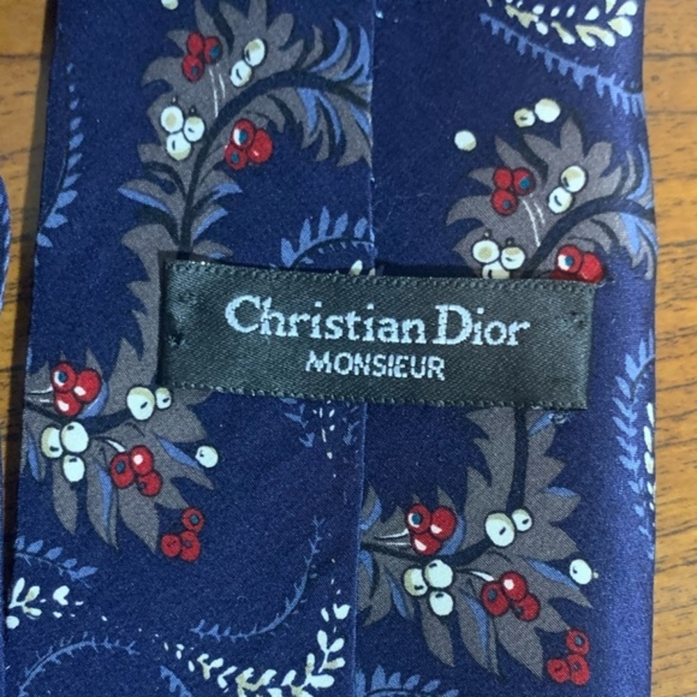 Christian Dior Monsieur Vintage Silk Tie - Picture 2 of 4